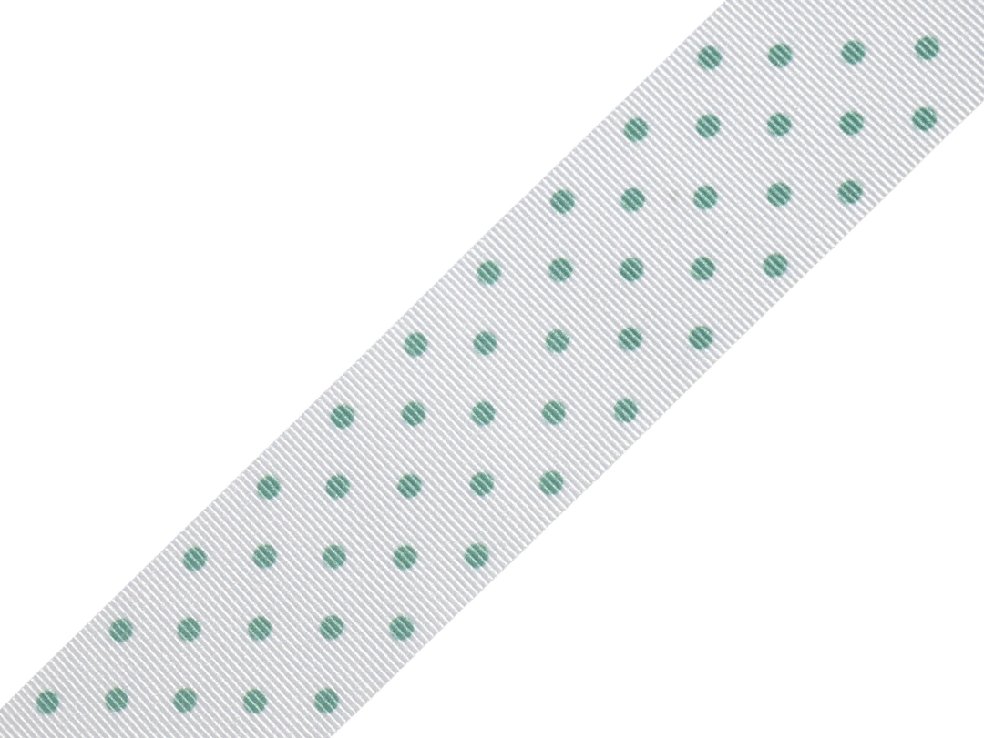 Mint Polka Dot Ribbon Gift Box
