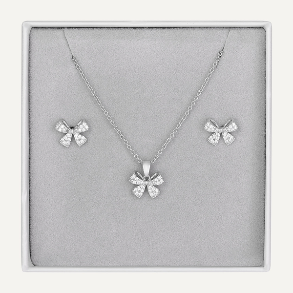 Bow Jewellery Set