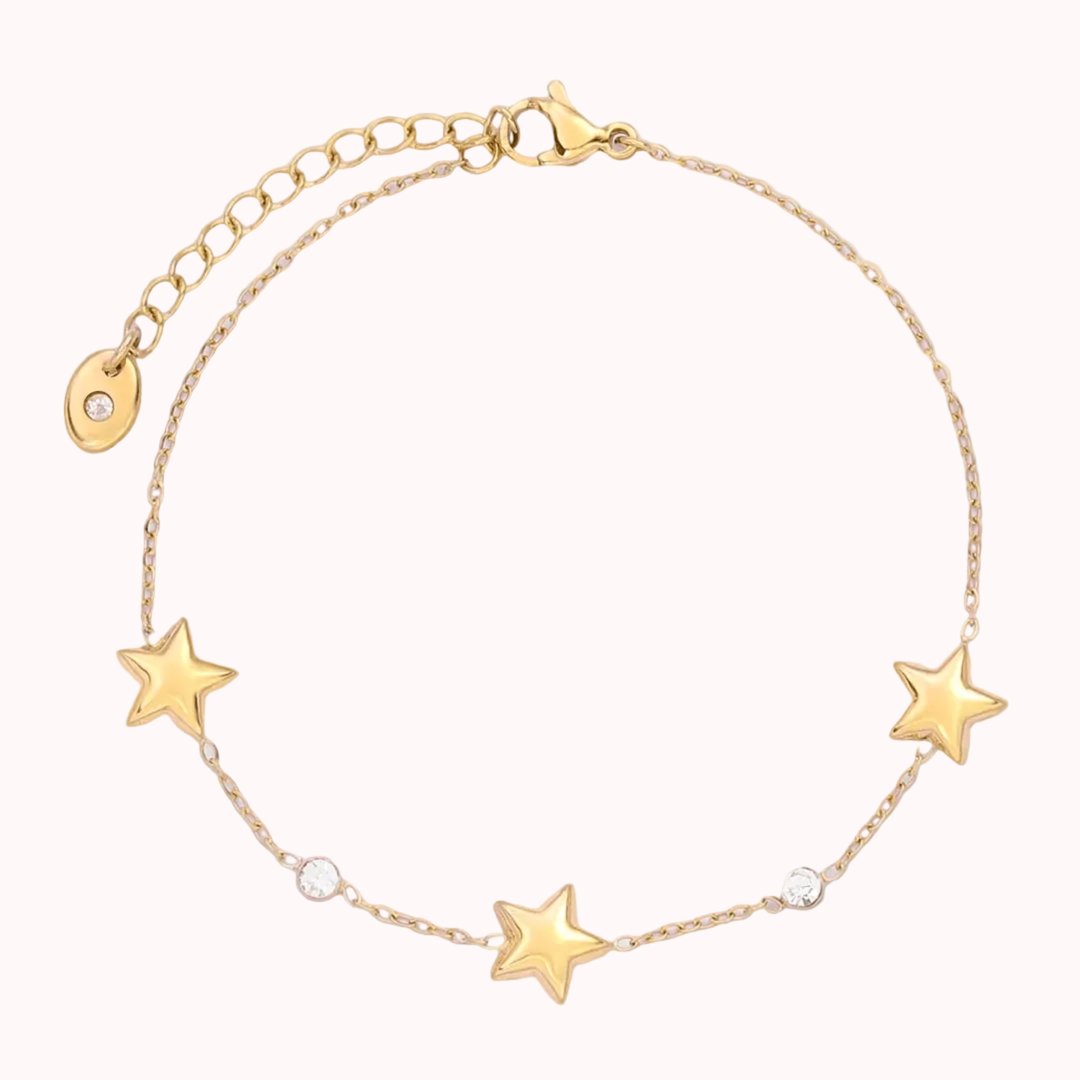 Star & Crystal Bracelet