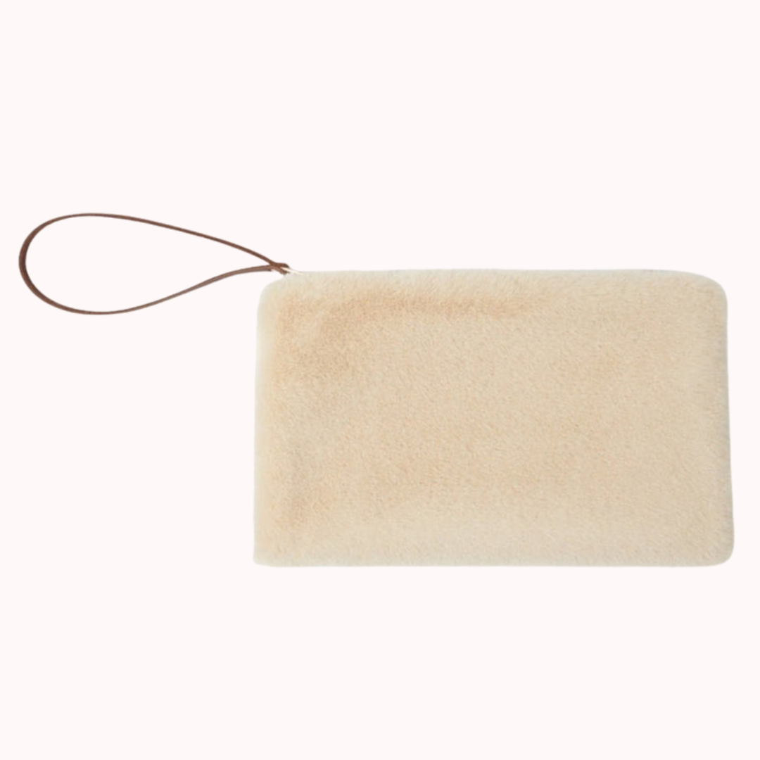Small Faux Fur Pouch Bag