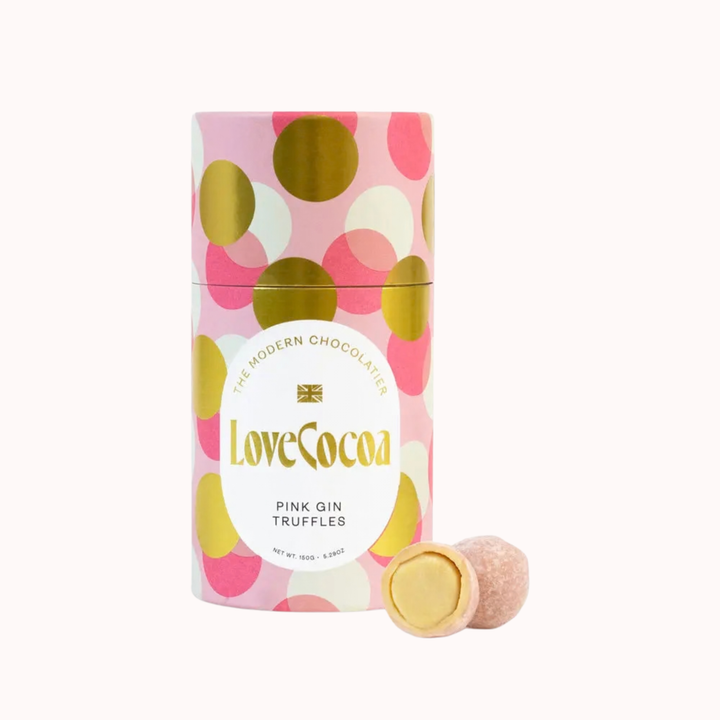 Pink Gin White Chocolate Truffles
