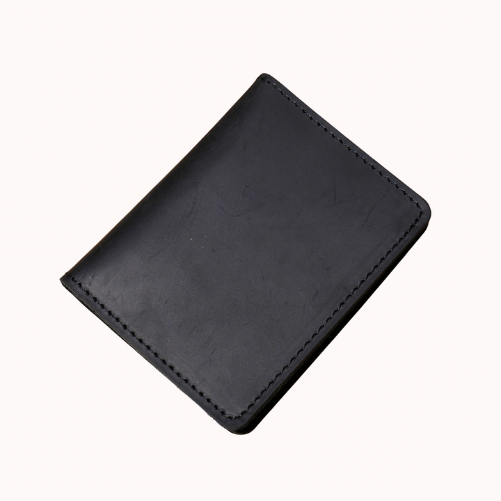 Black Genuine Leather Card Holder