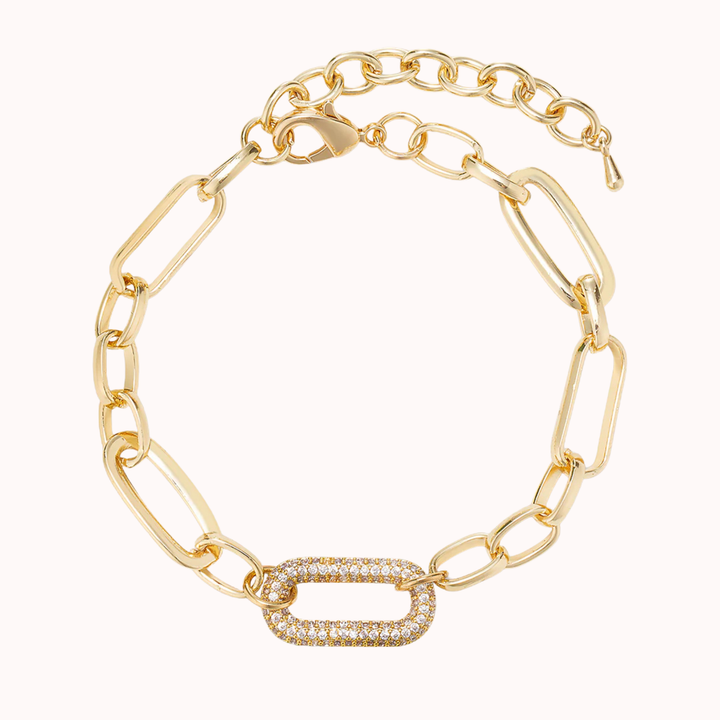 Gold Crystal Bracelet