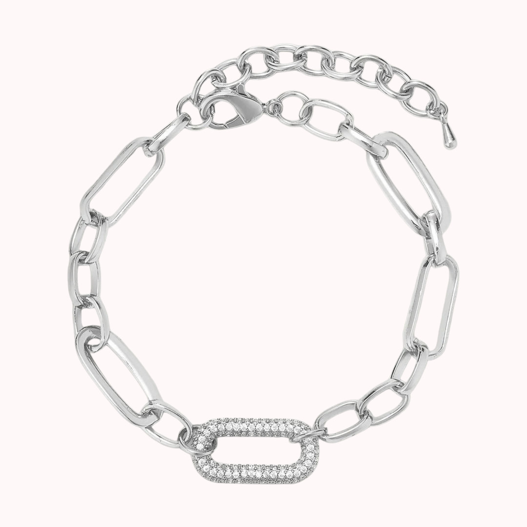 Silver Crystal Bracelet