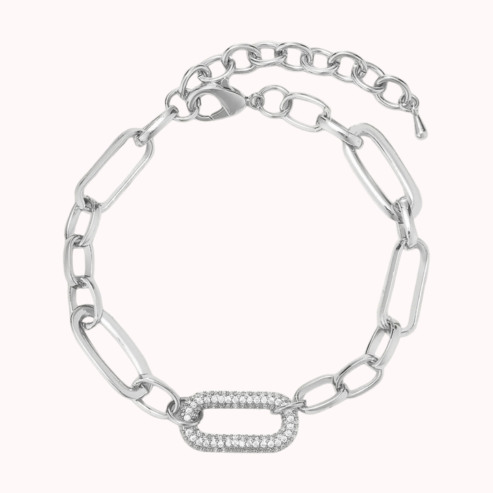 Silver Crystal Bracelet