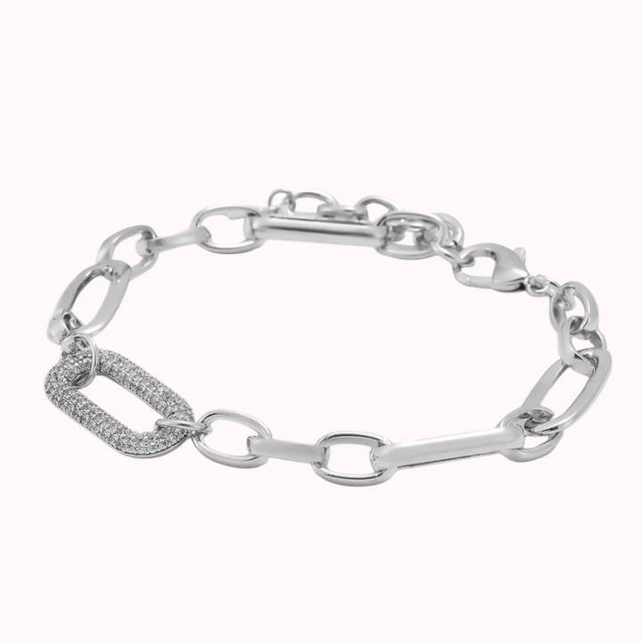 Silver Crystal Bracelet