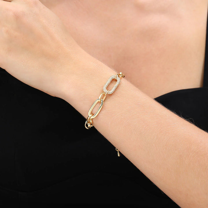Gold Crystal Bracelet