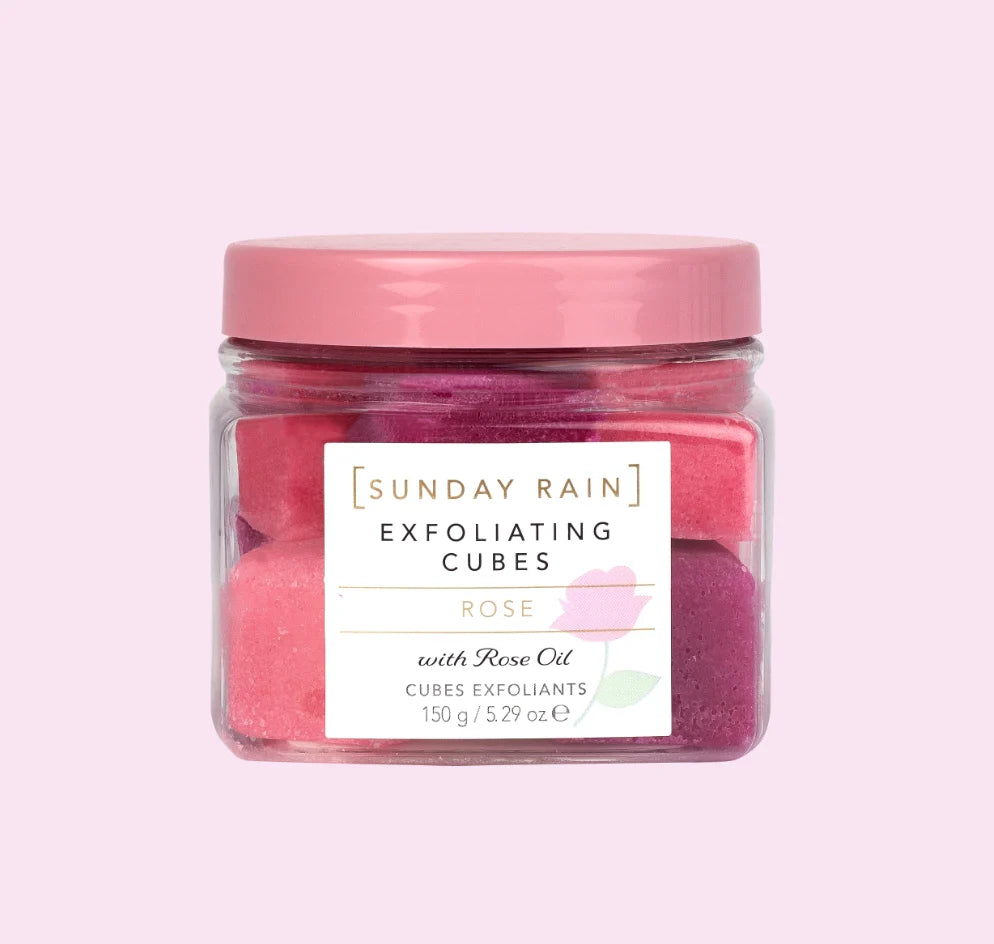 Rose Exfoliating Cubes