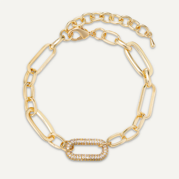 Gold Crystal Bracelet