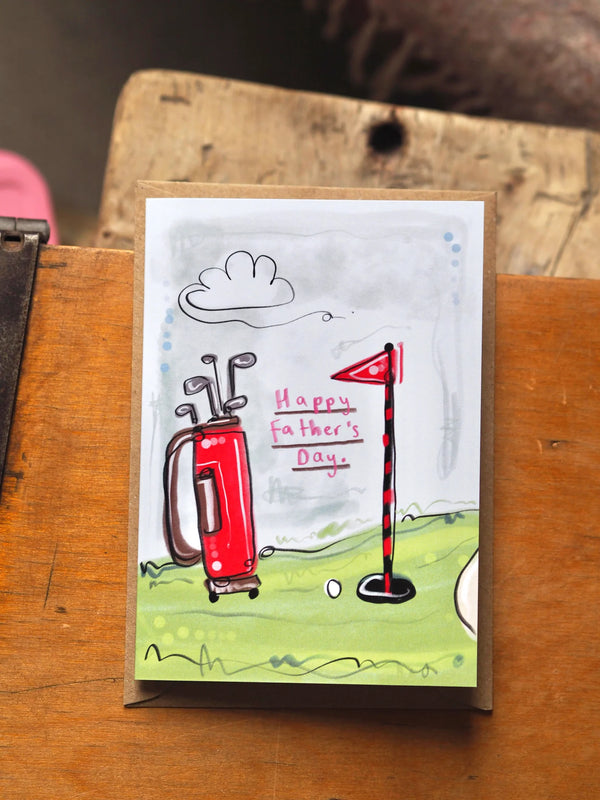 Happy Father’s Day Golf Card