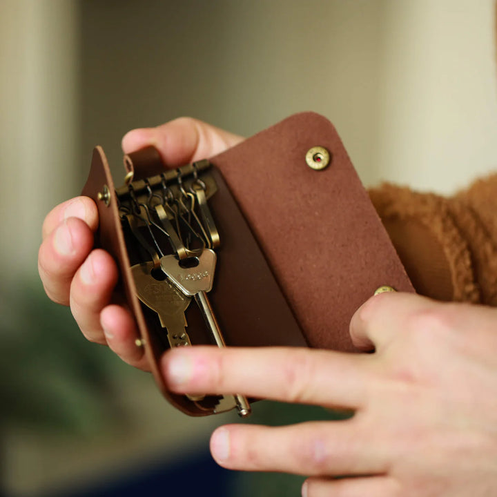 Genuine Leather Key Holder Organiser