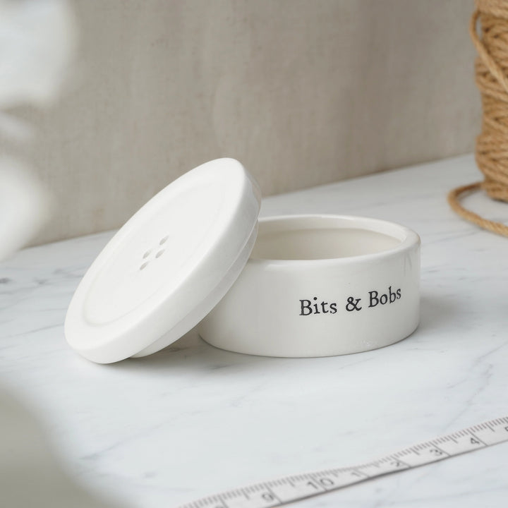 'Bits & Bobs' Button Trinket Pot