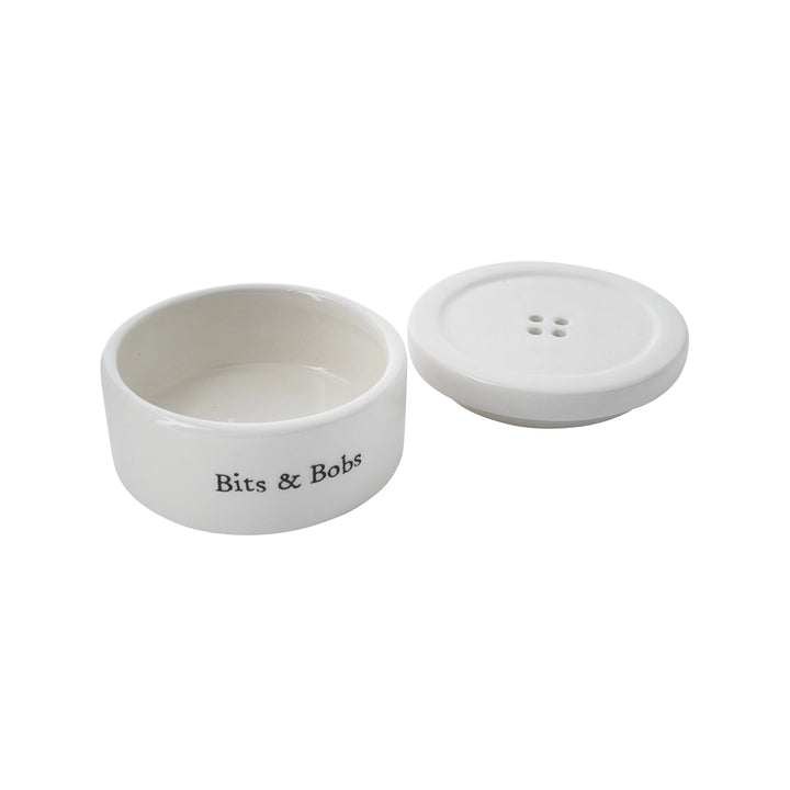 'Bits & Bobs' Button Trinket Pot