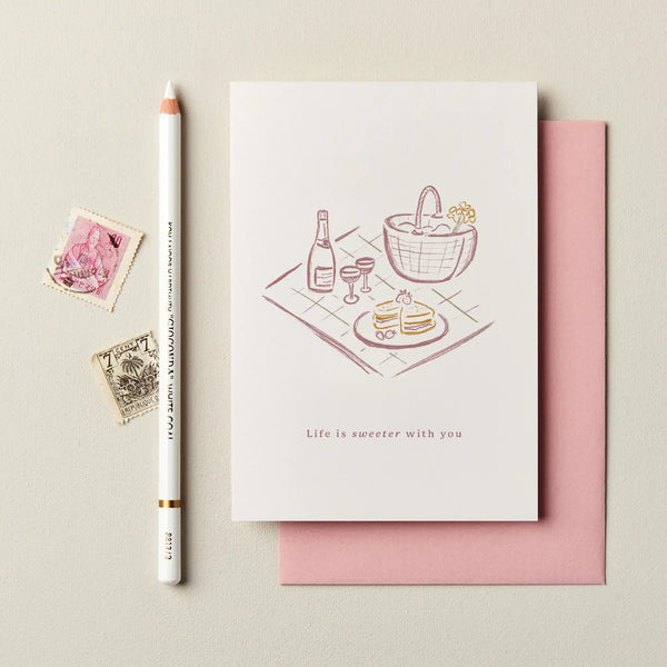 Life Is Sweeter With You Card
